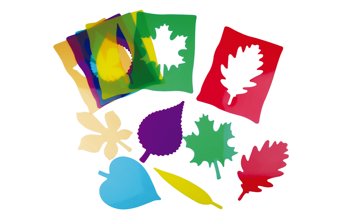 Transparante stencils - bladeren (6)