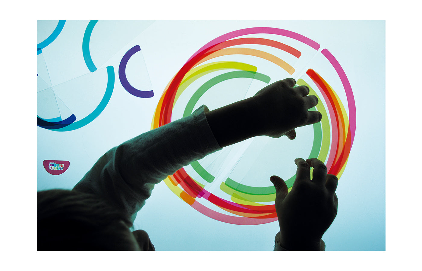 Transparante regenboog stencils (24)