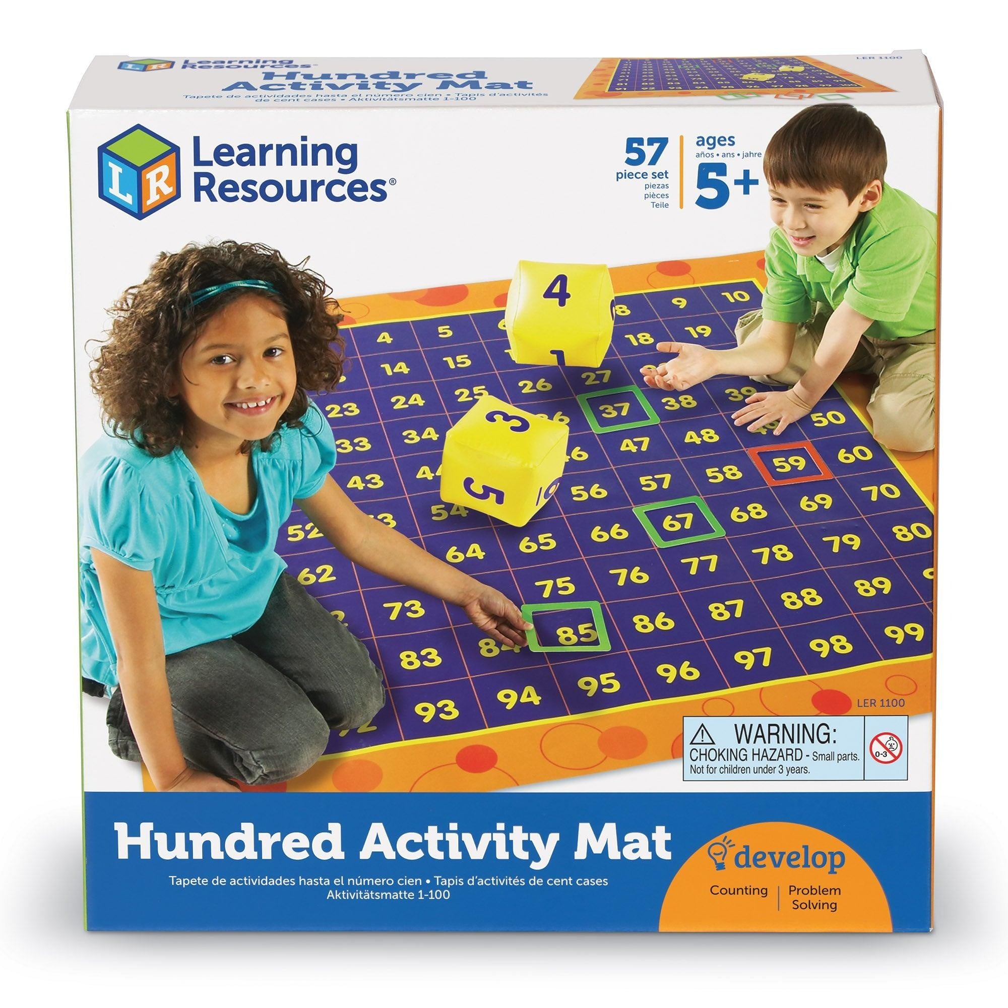 Vloermat met getallen (1-100)