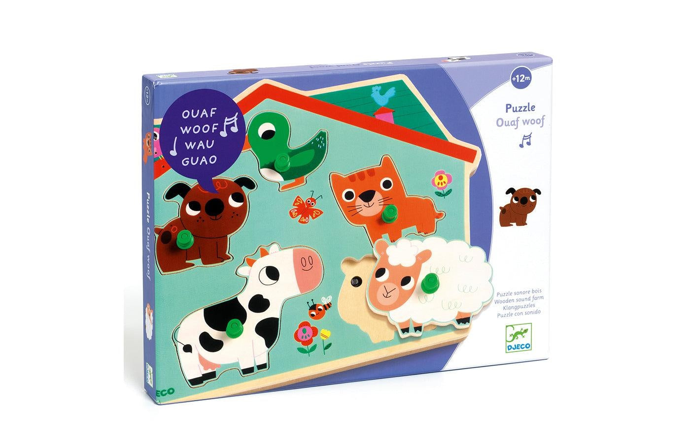 Geluidenpuzzel - dieren