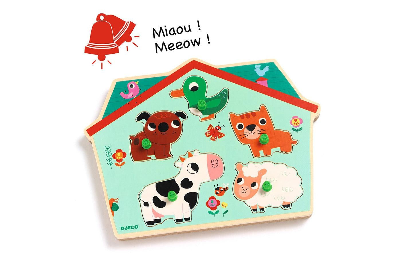 Geluidenpuzzel - dieren