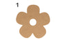 Bloem - silhouette - MDF