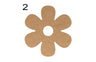 Bloem - silhouette - MDF