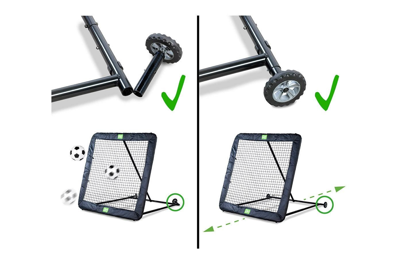 Kickback multisport rebounder