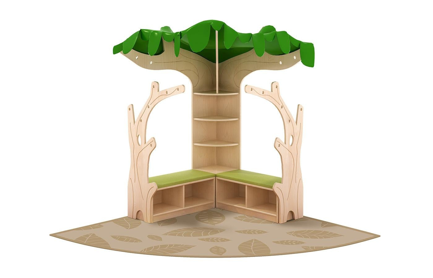 Boomhut leeshoek