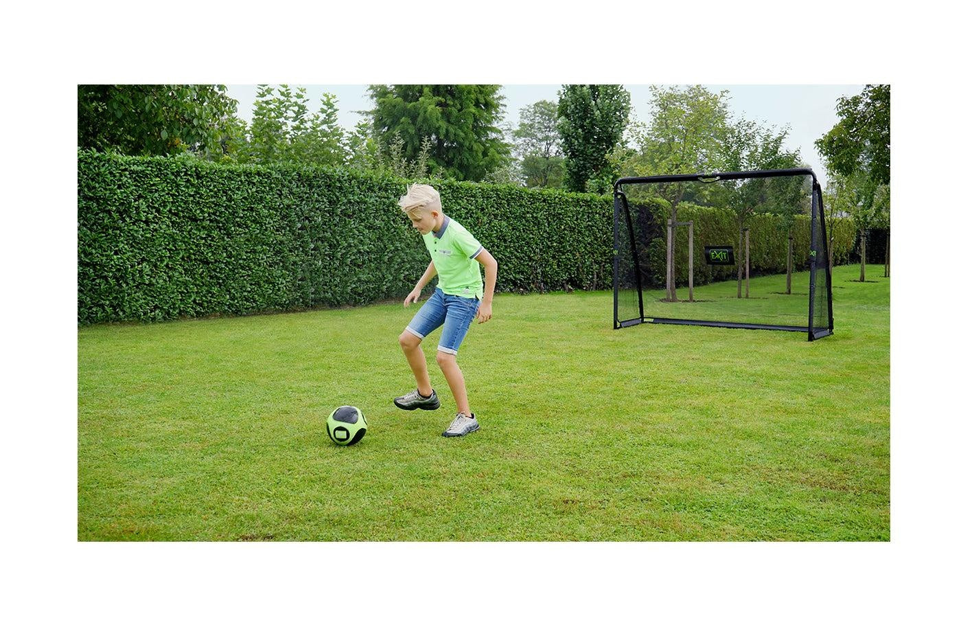 Voetbaldoel (staal - zwart)