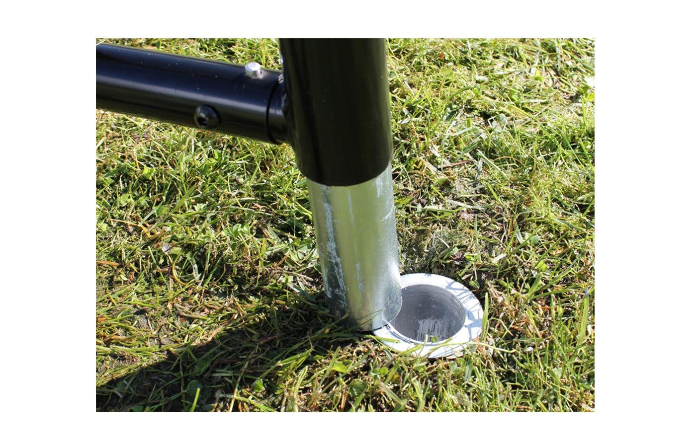 Voetbaldoel (staal - zwart)