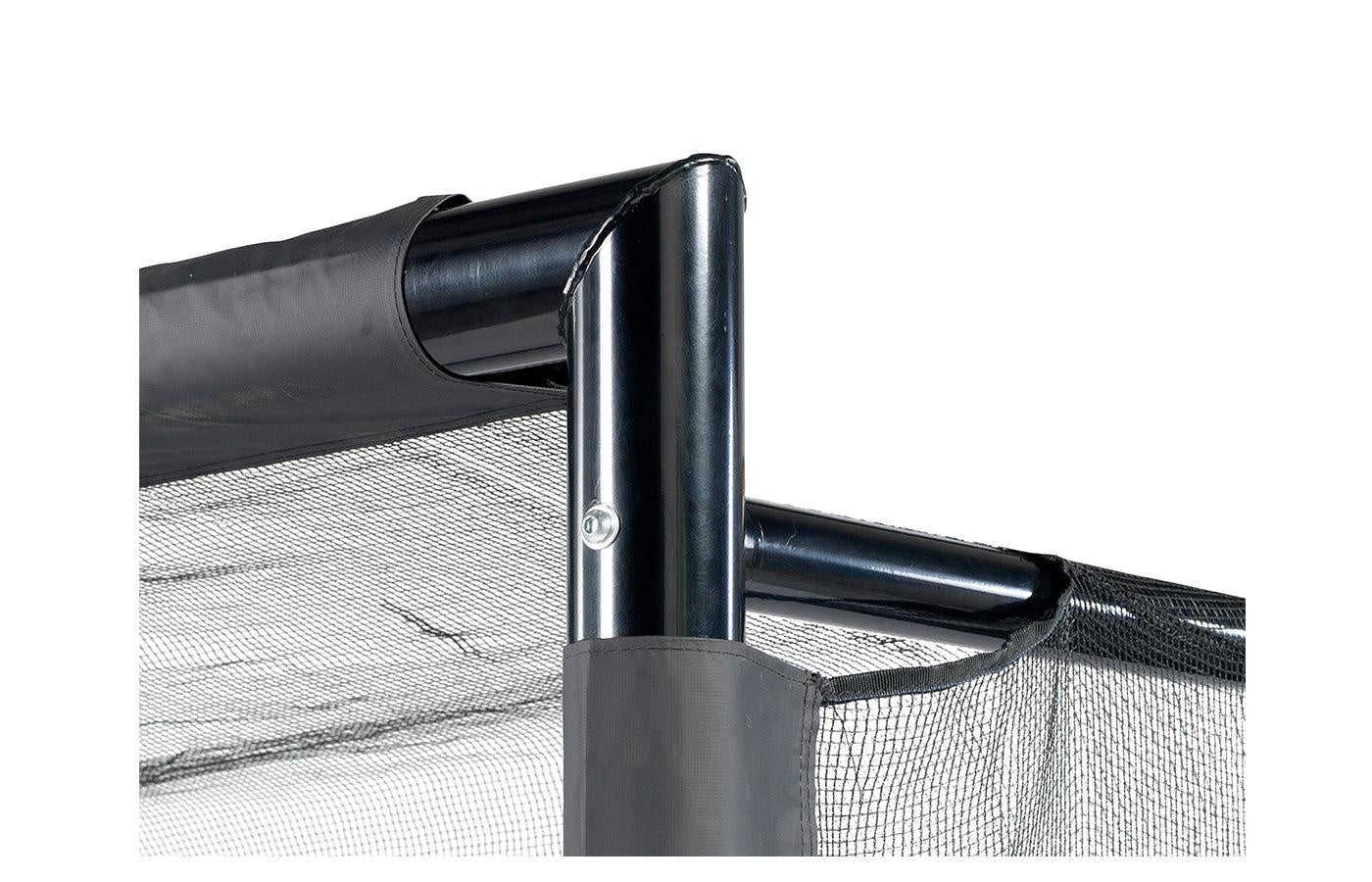 Voetbaldoel (staal - groot - zwart)