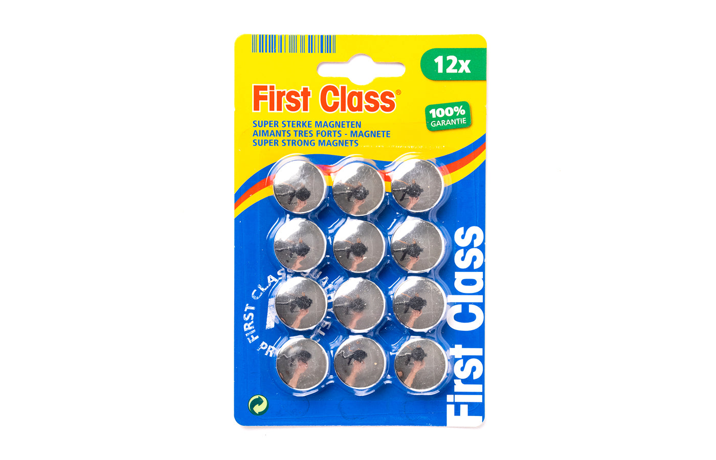 Magneten - goud/zilver (12)