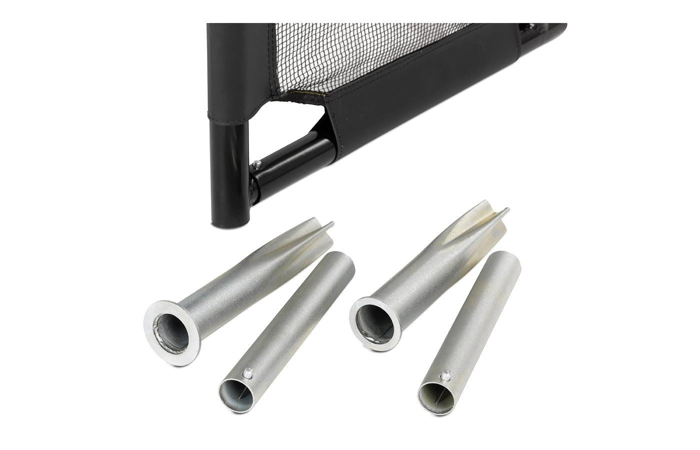 Voetbaldoel (staal - zwart)