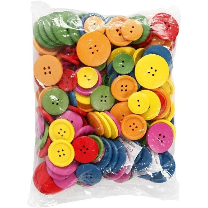 Houten knopen