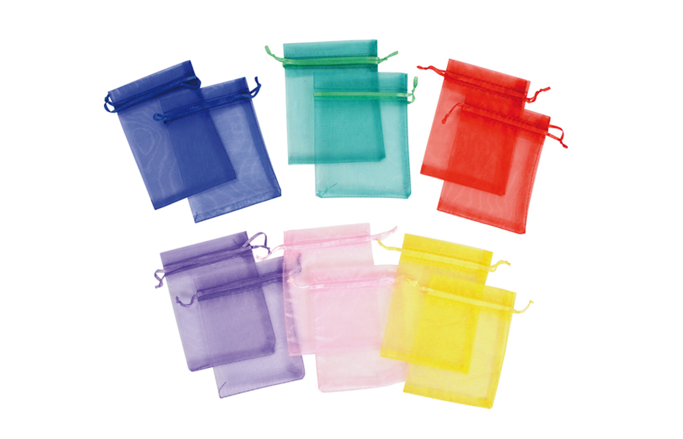 Kleurrijke organza zakjes (12)