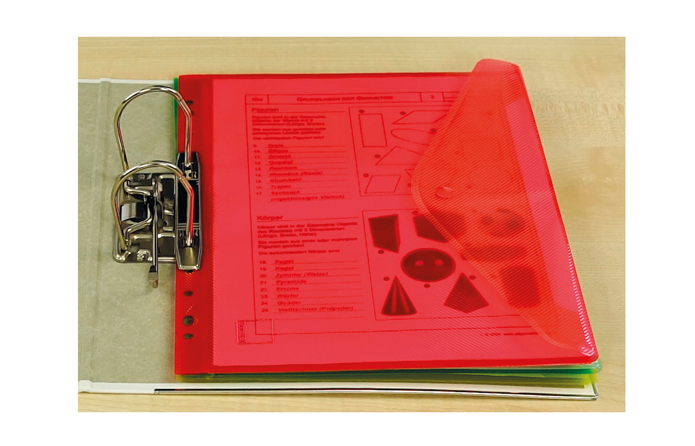 Opbergmappen (A4) met drukknop (5)