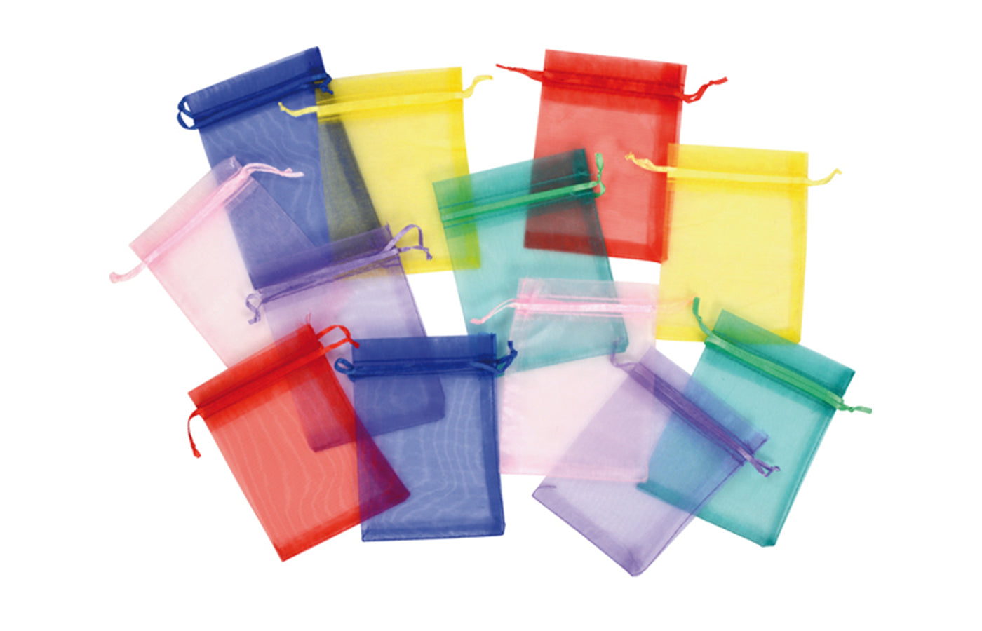 Kleurrijke organza zakjes (12)