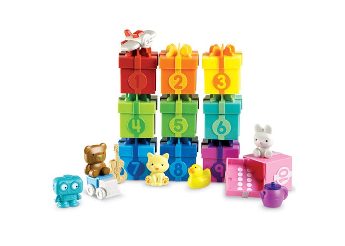 Tellen met cadeautjes