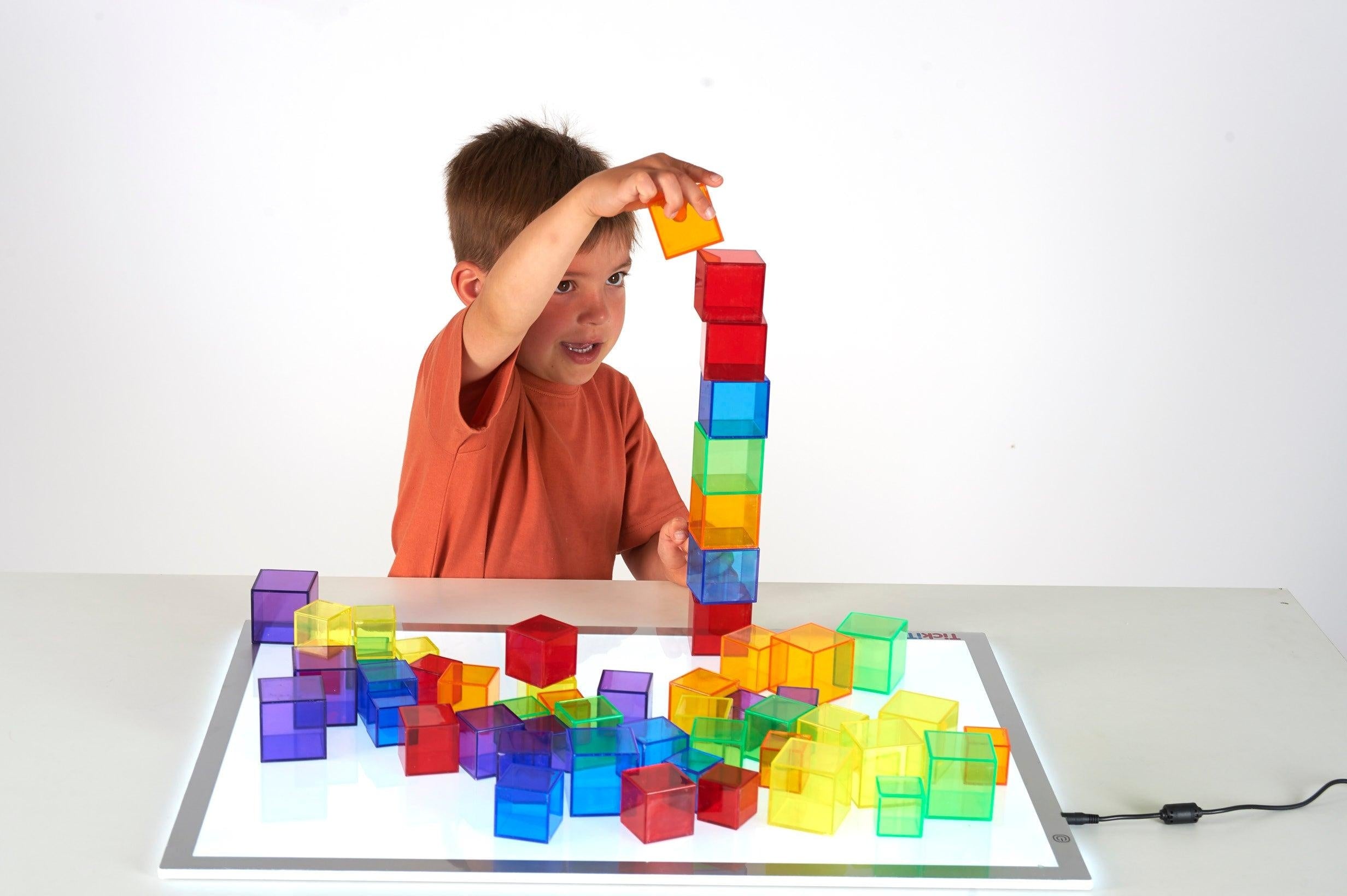 Transparante kubussen