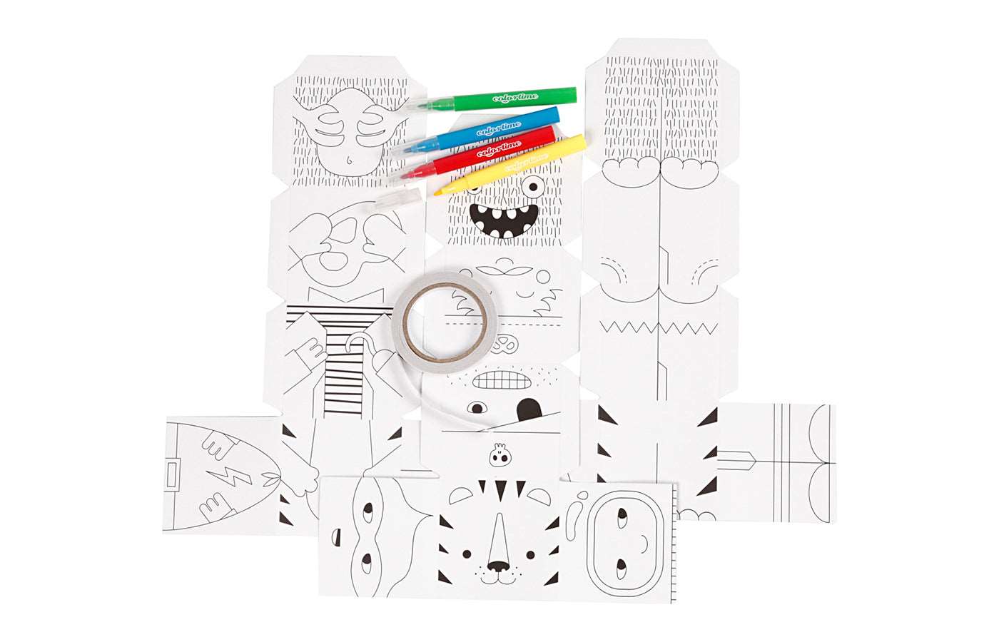 Creatieve set - monsters en robotten