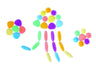 Regenboog stenen (transparant)