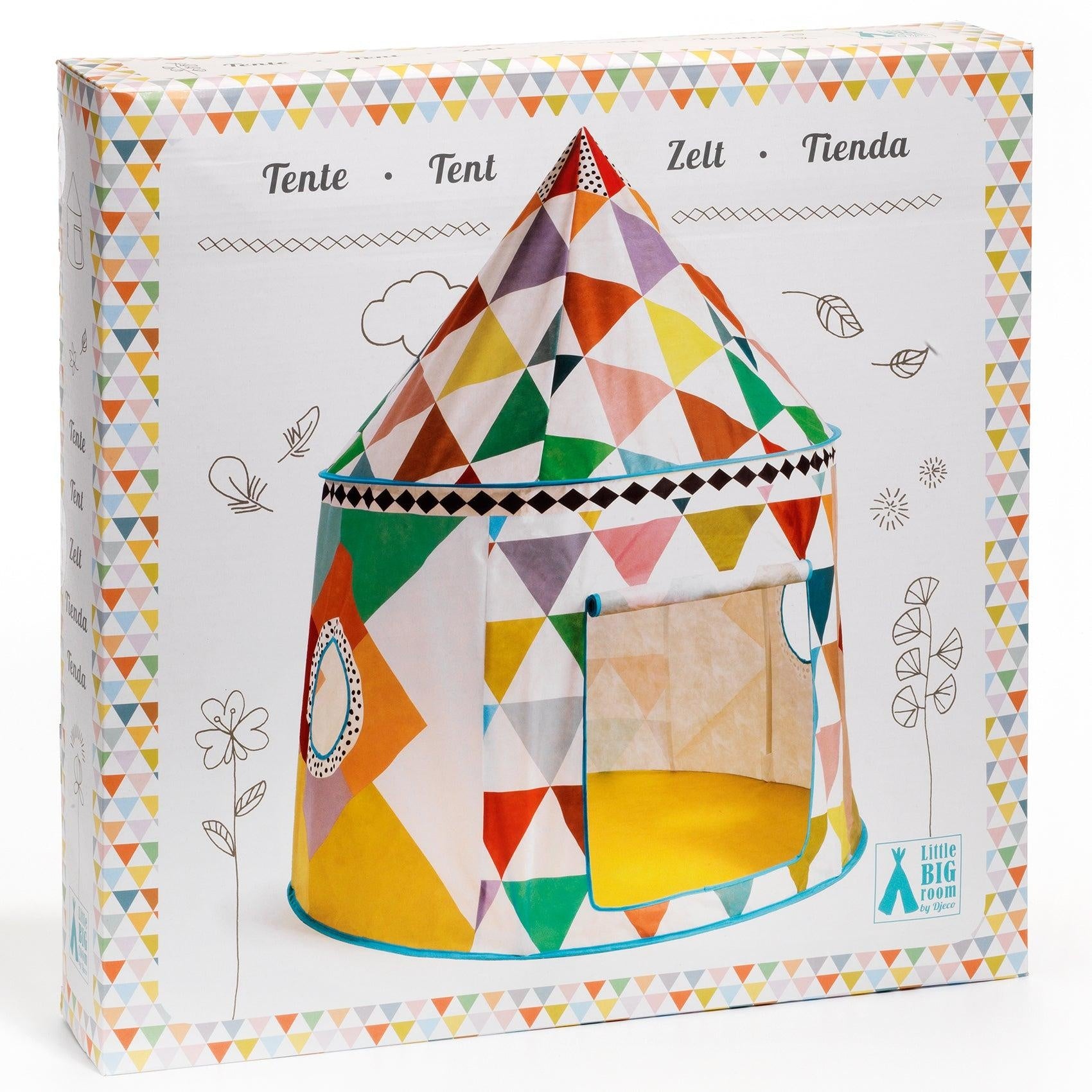 Tent - veelkleurige hut