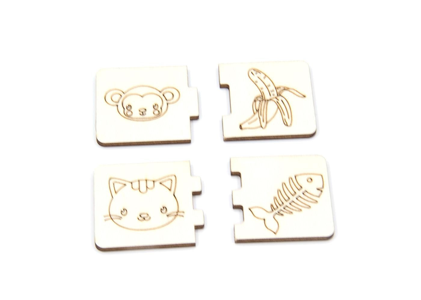Puzzel - dieren + eten