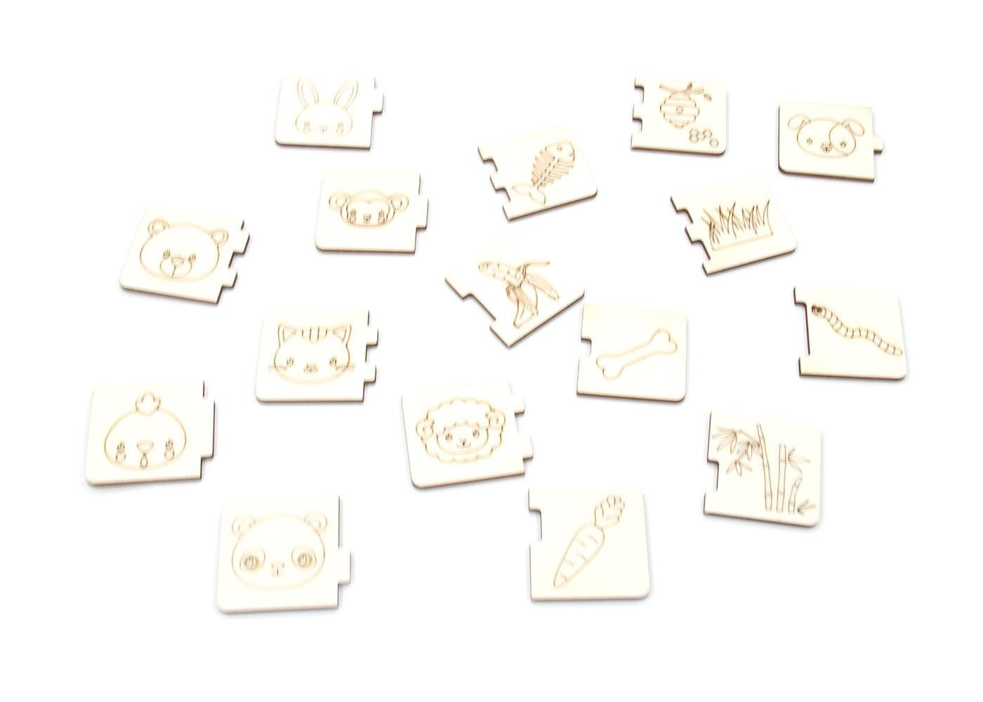 Puzzel - dieren + eten