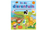 Kleur- en stickerboek met woordjes - in de dierentuin - ZNU