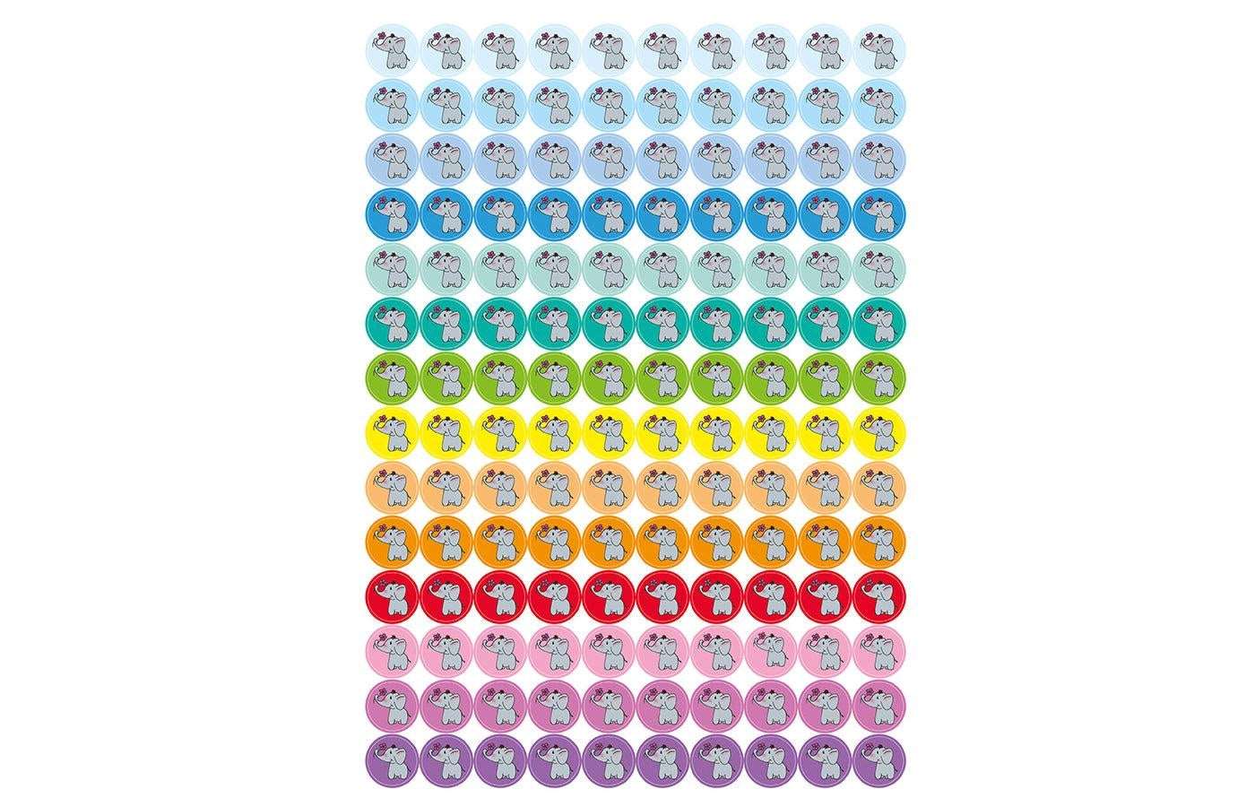 Beloningsstickers - olifant