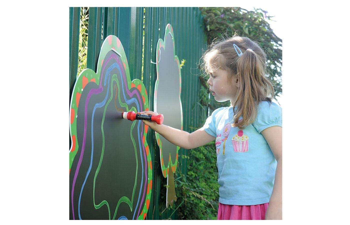 Buiten krijtbord - boom (1)