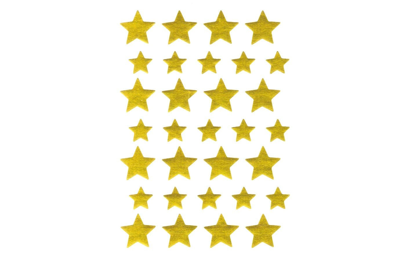 Beloningsstickers - gouden sterren