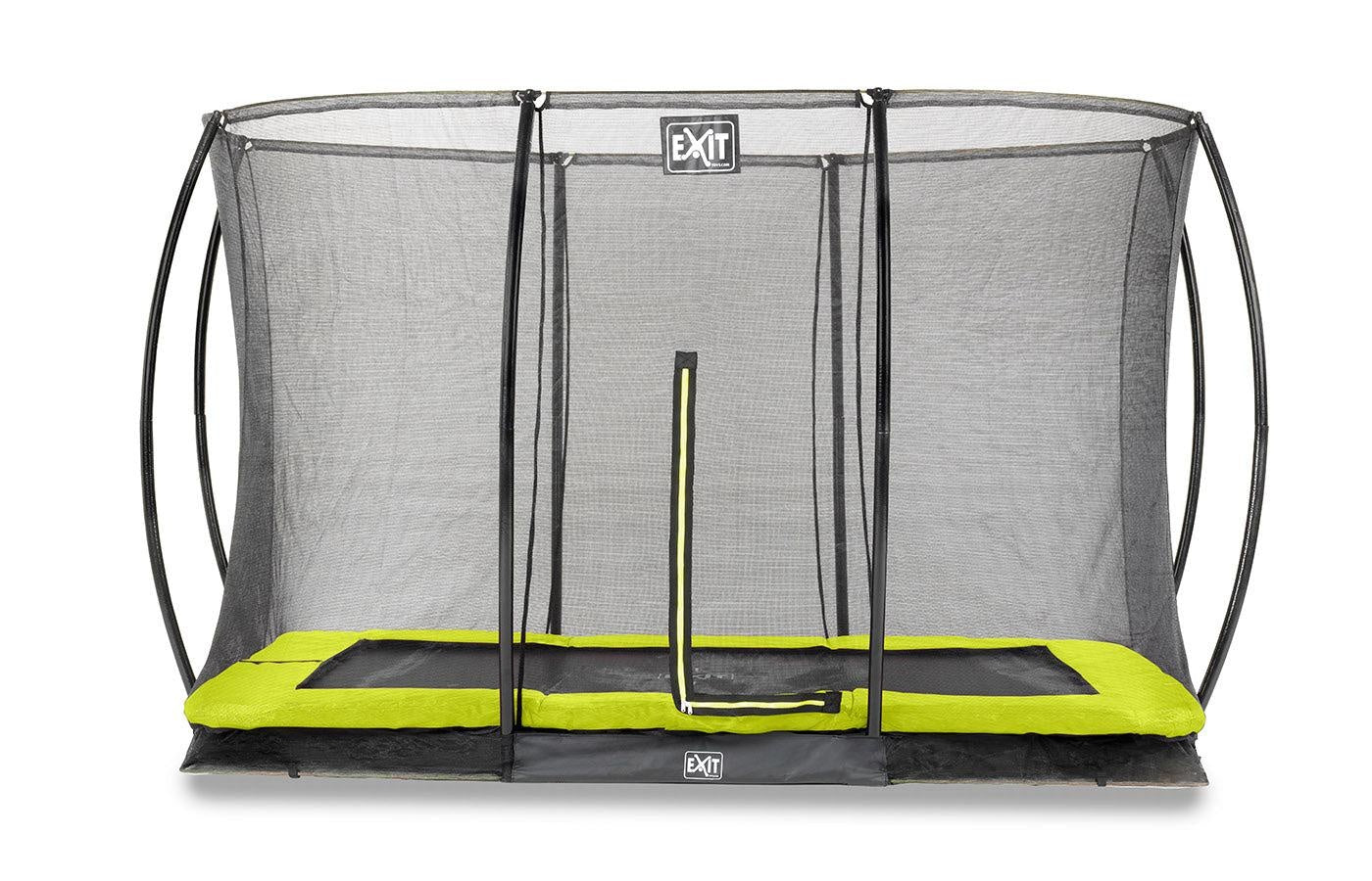 zich zorgen maken Miniatuur omvang Inground trampoline met veiligheidsnet (rechthoek) – Houten  Onderwijsmateriaal