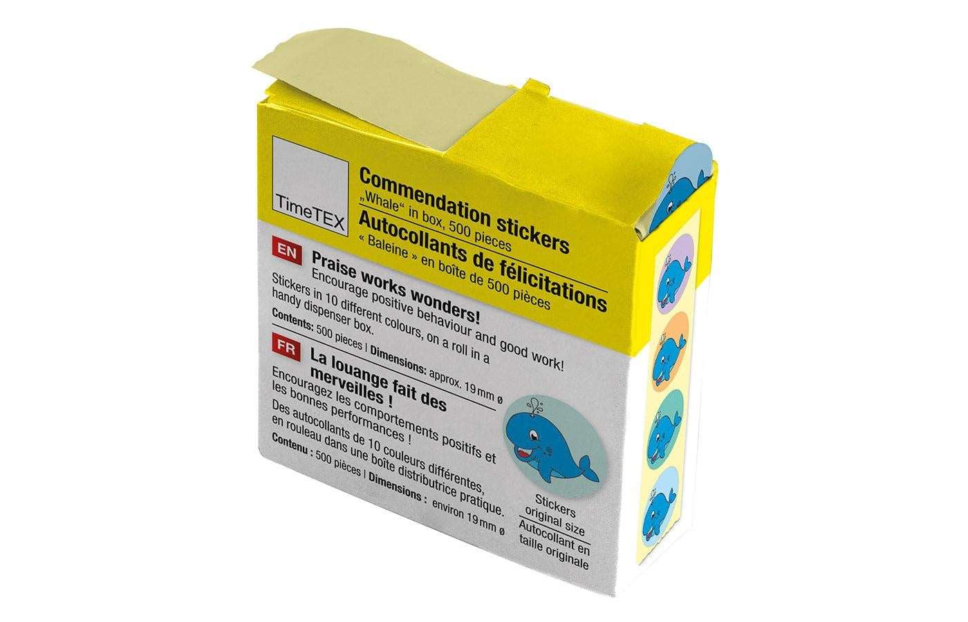 Beloningsstickers - walvis