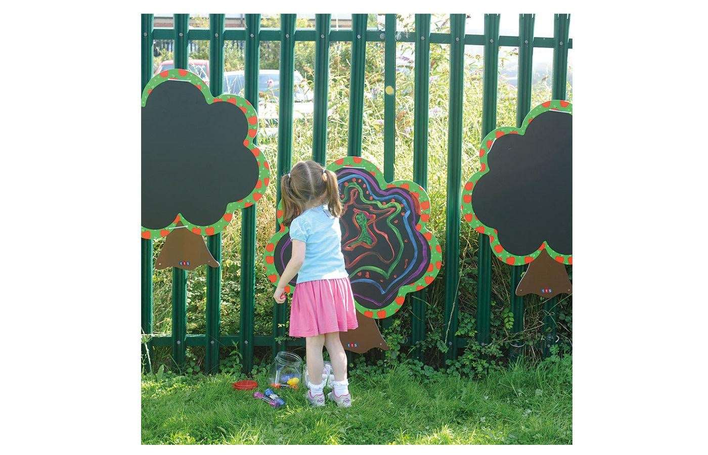 Buiten krijtbord - boom (1)