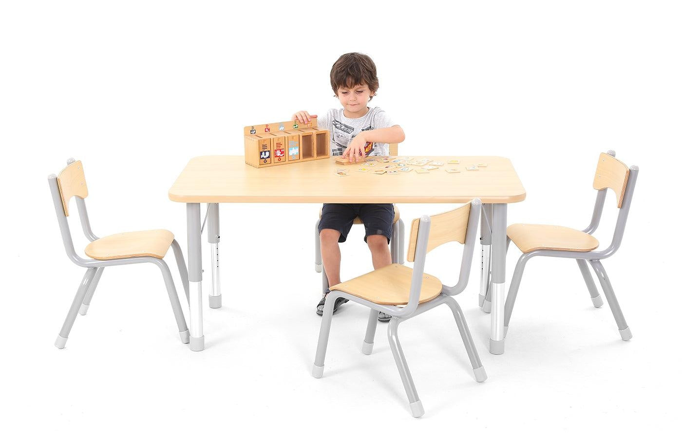 Tafel - rechthoek (hoogte verstelbaar)