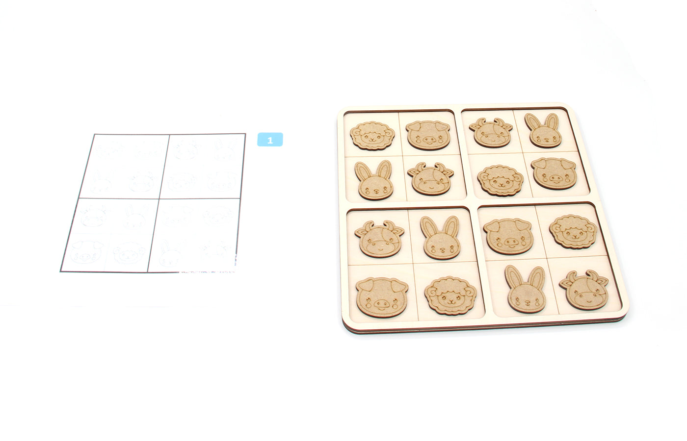 Sudoku - boerderijdieren