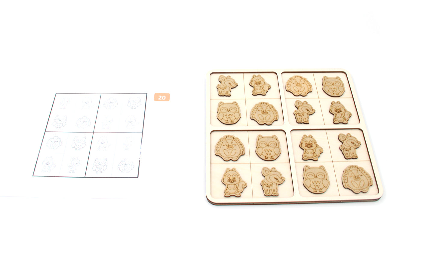 Sudoku - bosdieren