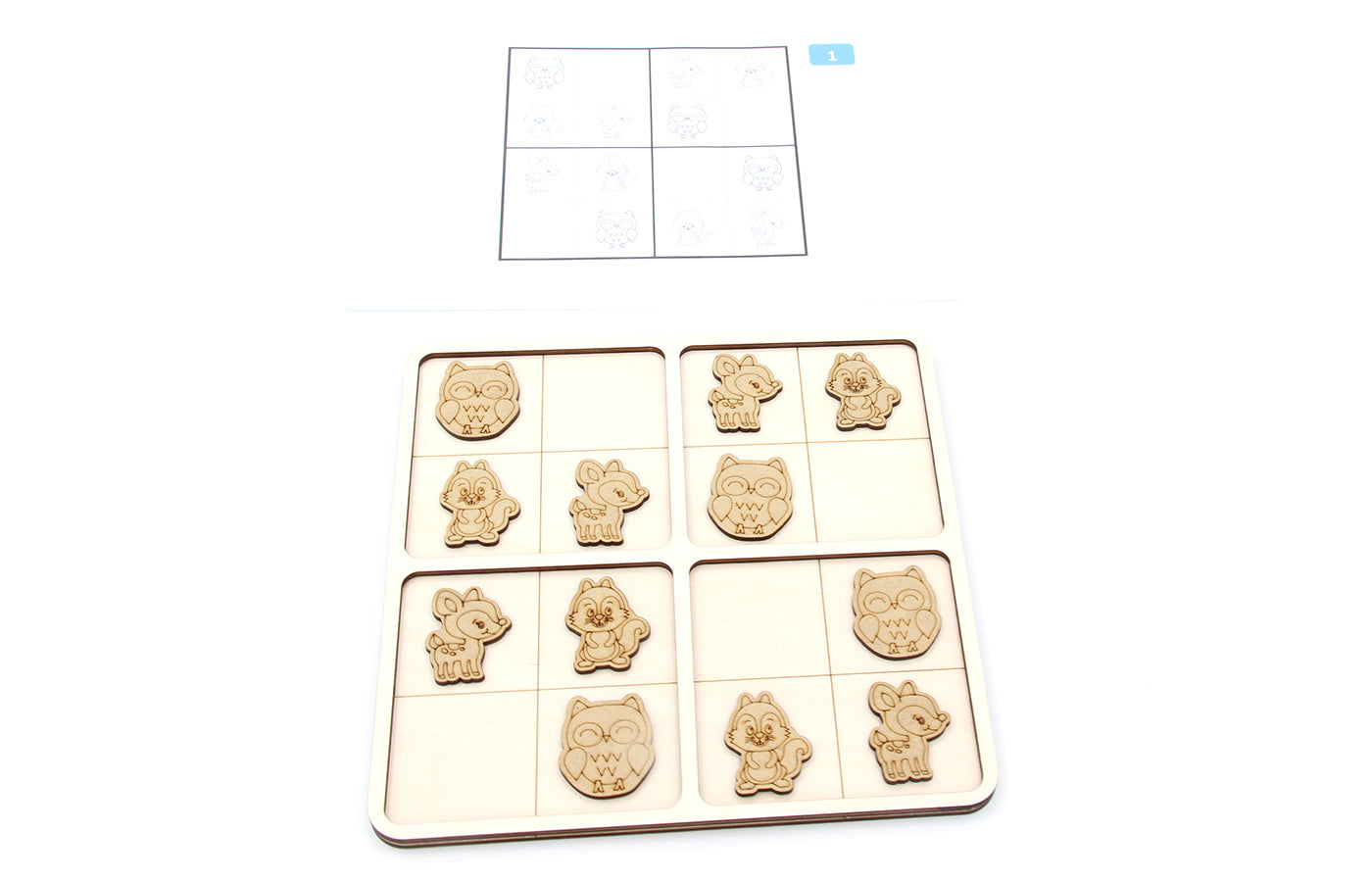 Sudoku - bosdieren