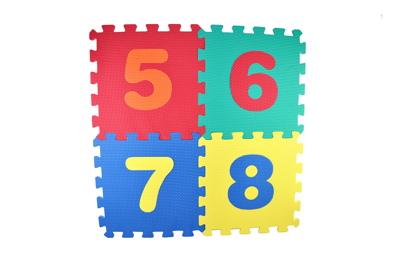 Tapis Puzzle Mousse 26 lettres 10 chiffres - Nos SuperHéros