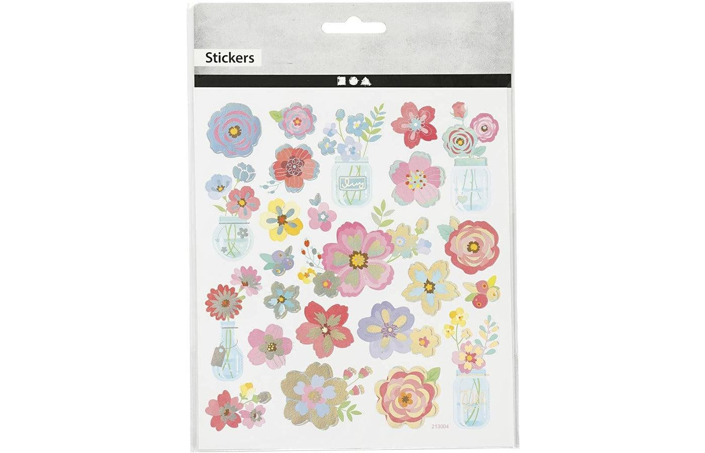 Stickers - lente bloemen