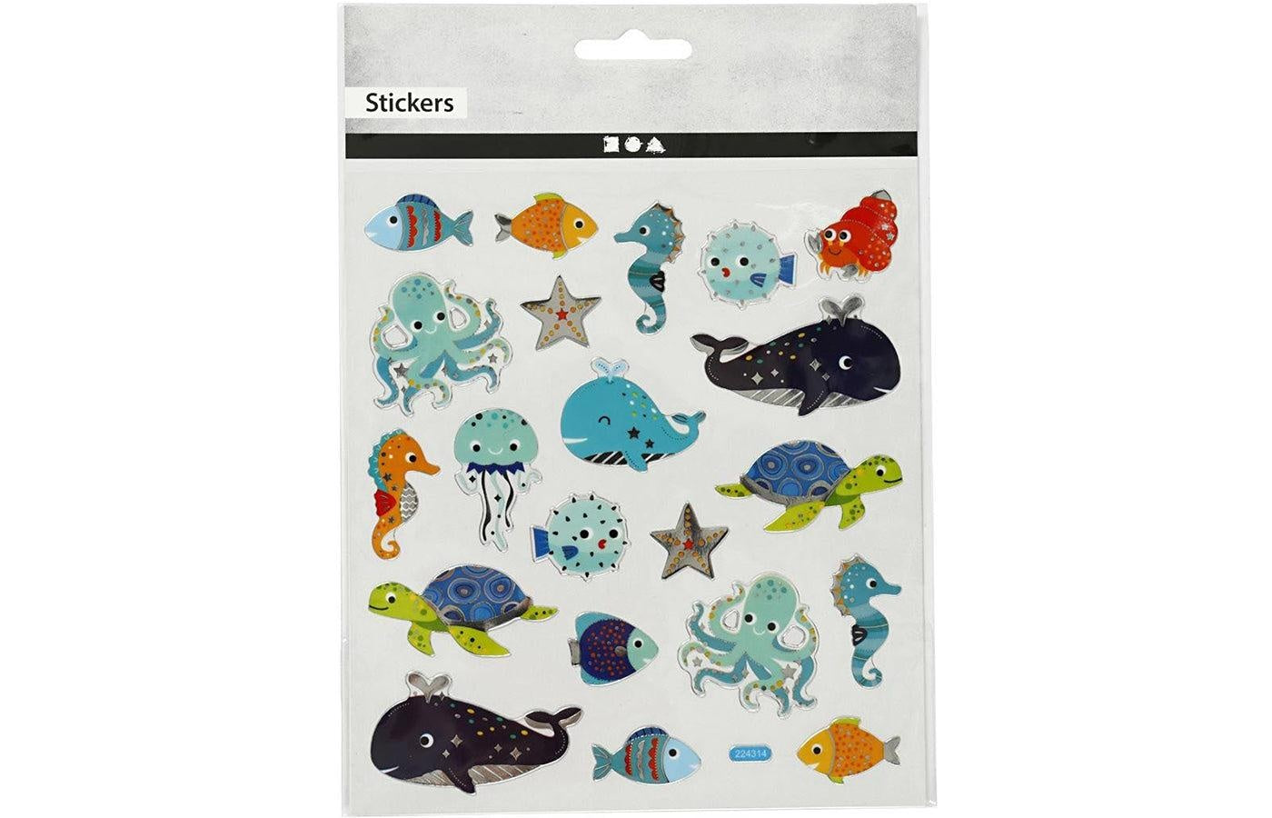 Stickers - zeedieren