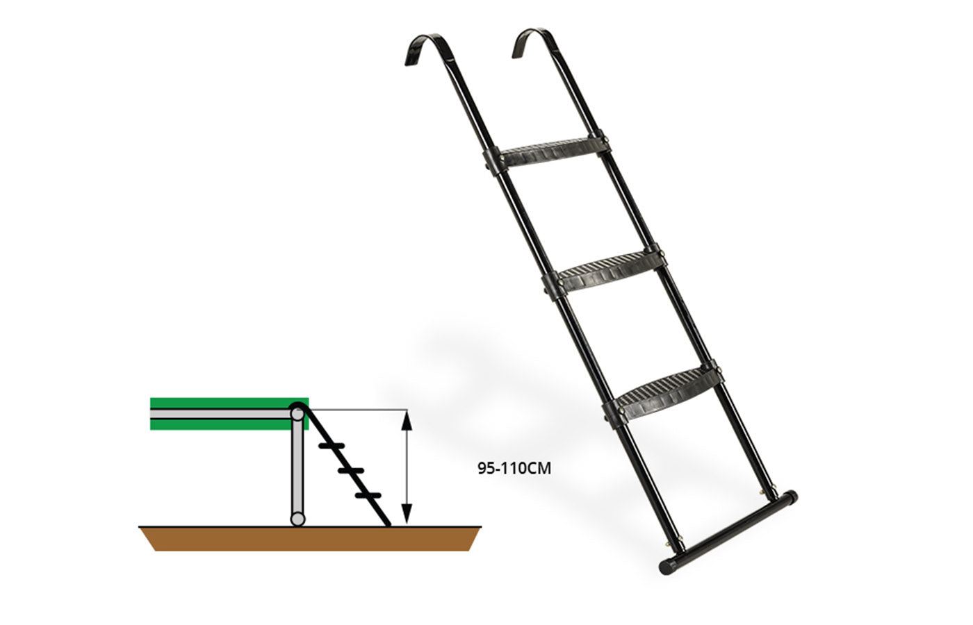 Ladder voor trampoline