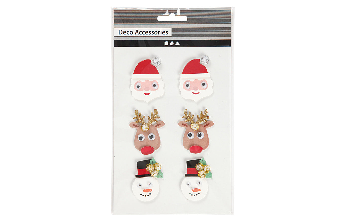3D stickers - kerstfiguren