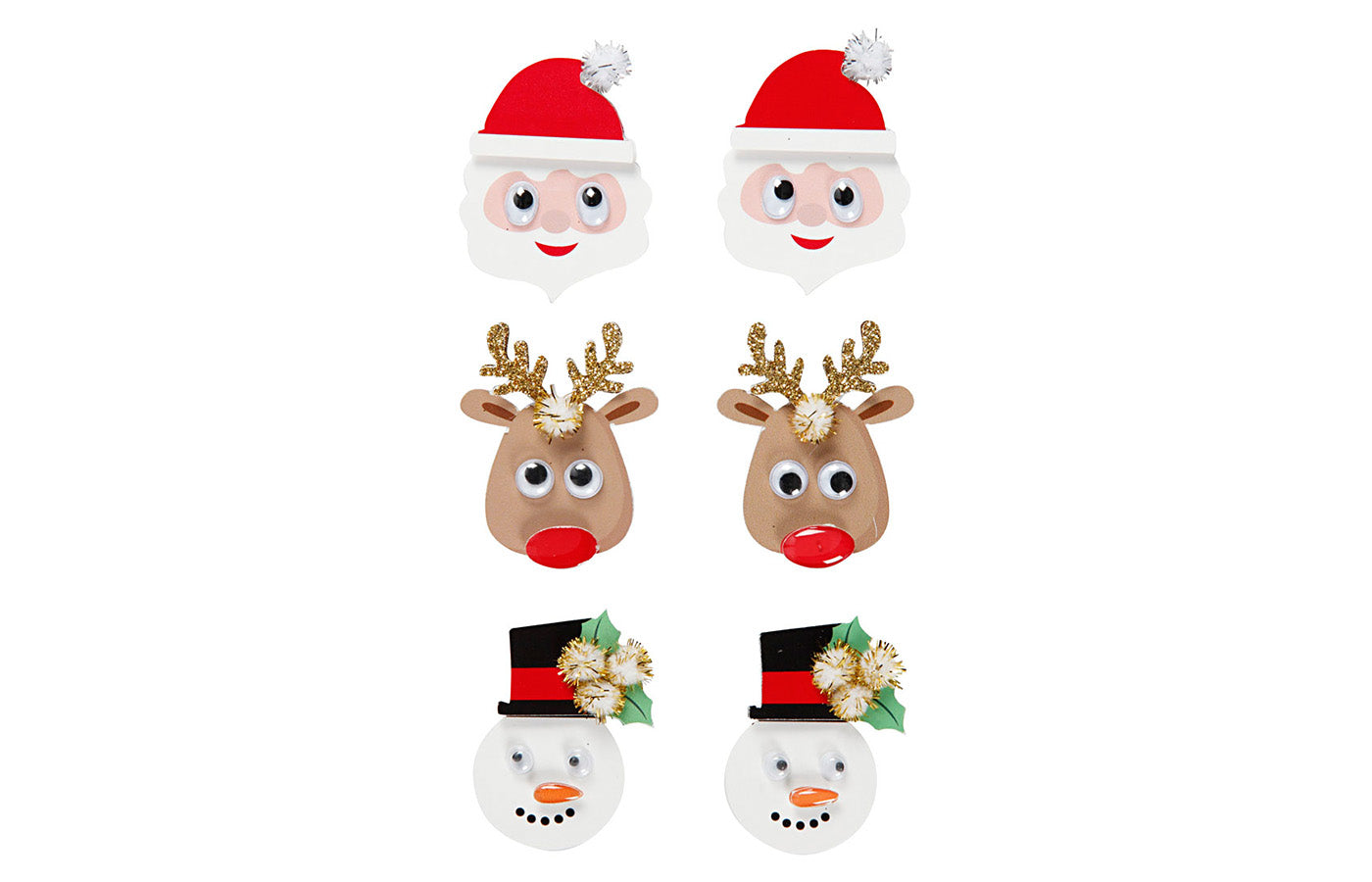 3D stickers - kerstfiguren