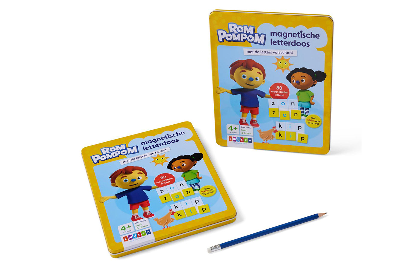 Rompompom - magnetische letterdoos