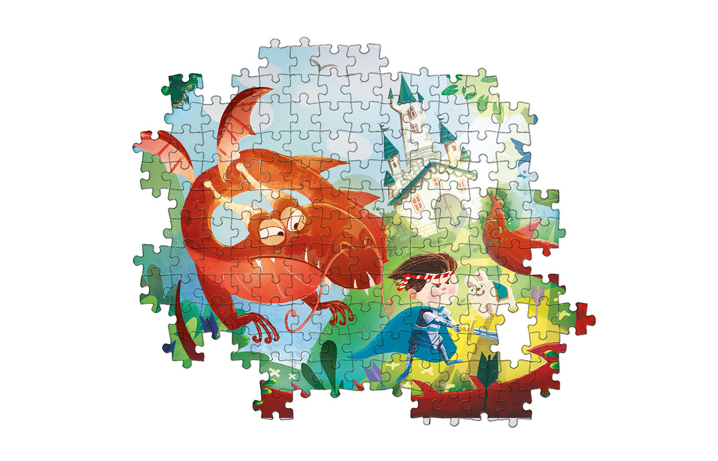 Puzzel - The Dragon and the Knight (180)