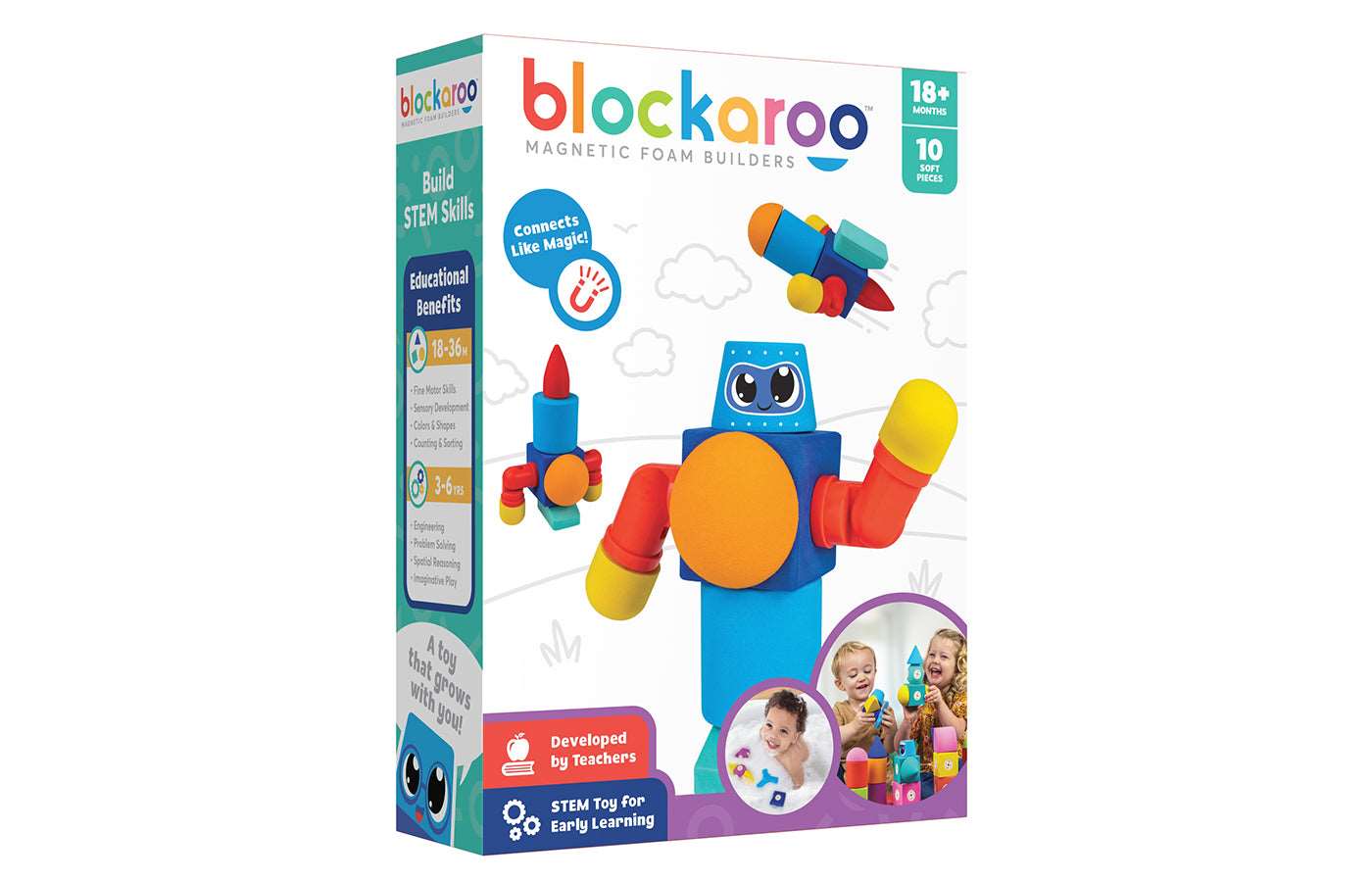 Blockaroo - robot - 10 stuks