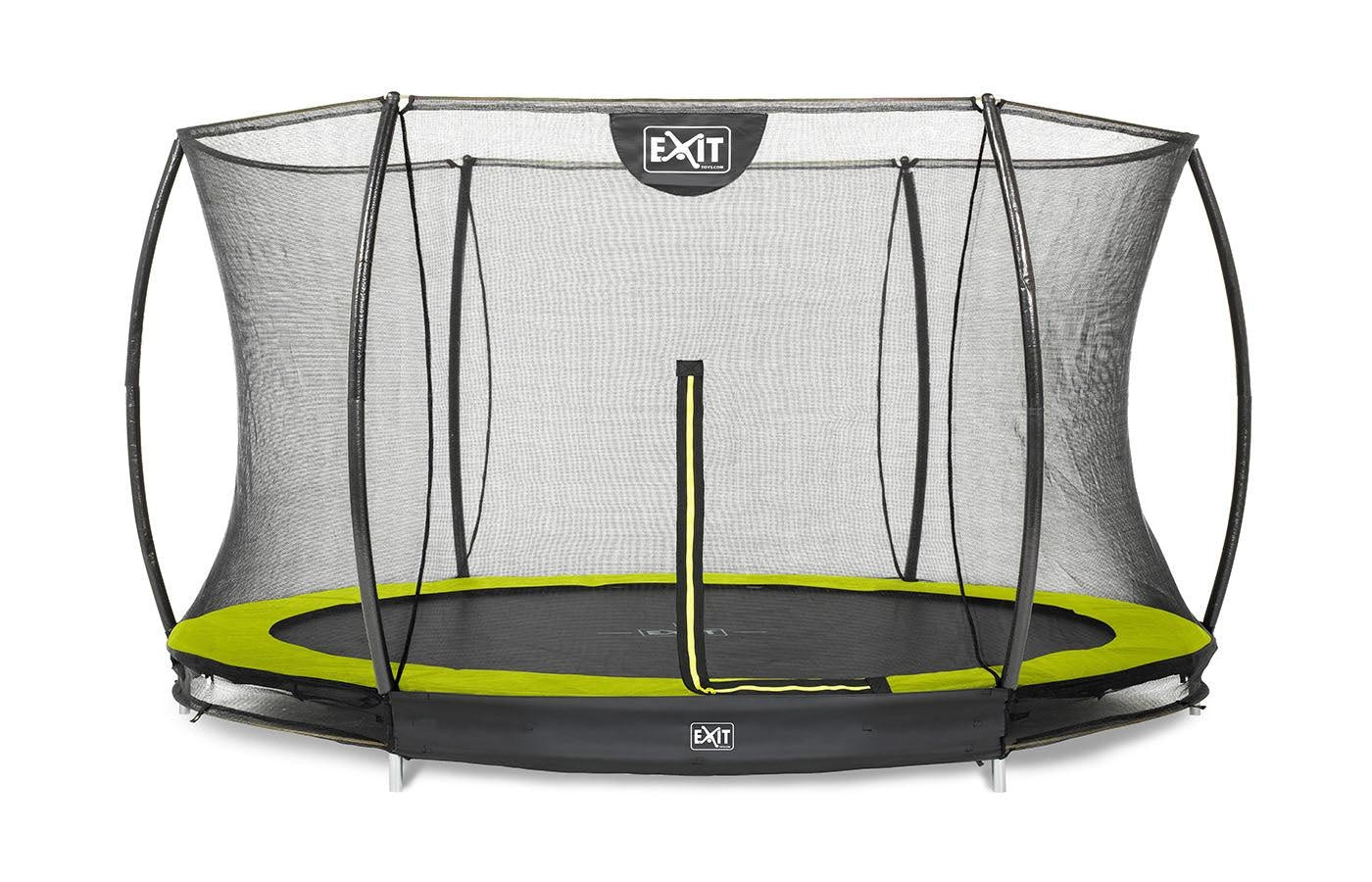Inground trampoline met veiligheidsnet (rond)