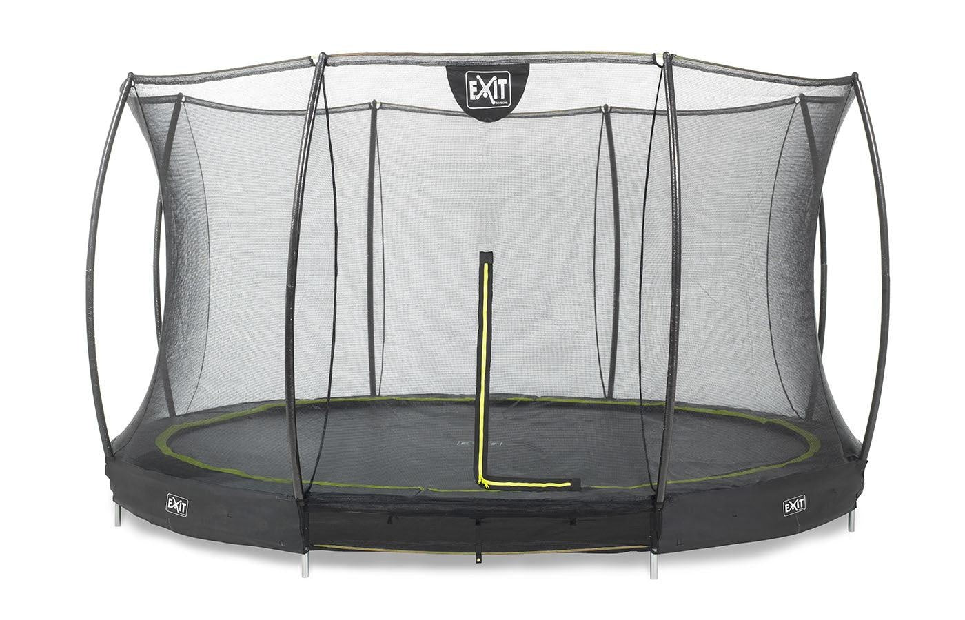 Inground trampoline met veiligheidsnet (rond)