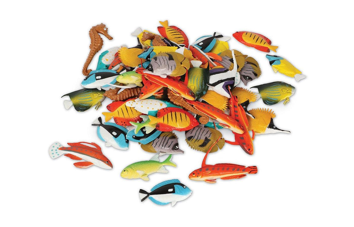 Kleurrijke vissen sorteerset