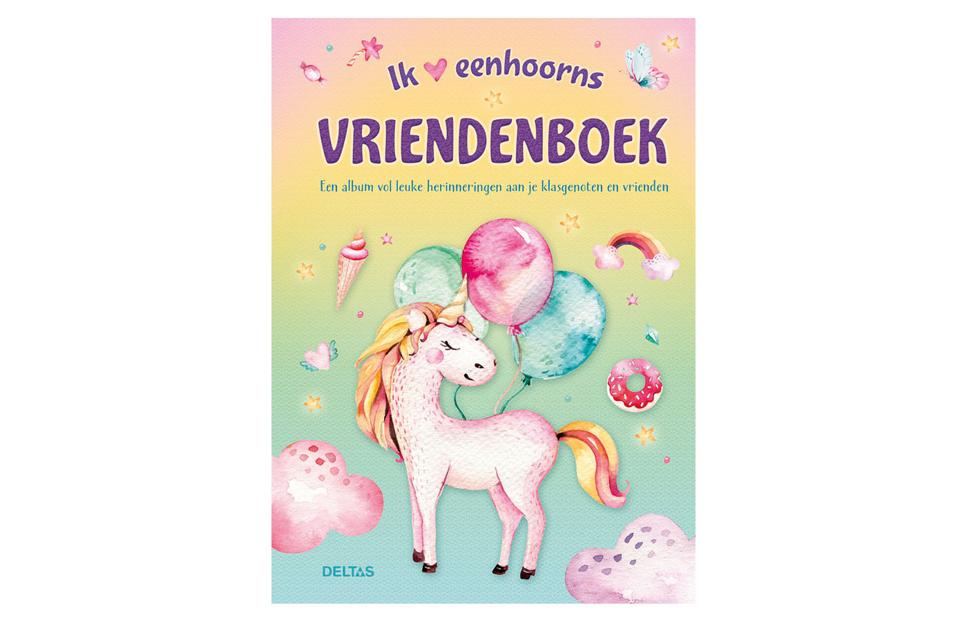 Vriendenboek - unicorn